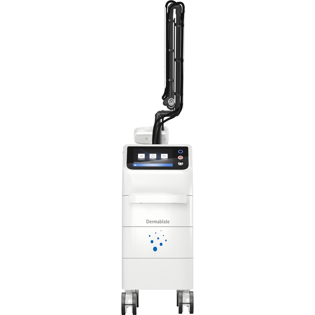 Dermablate®, schéma Er:YAG fractionné, contrôle thermique et écran tactile