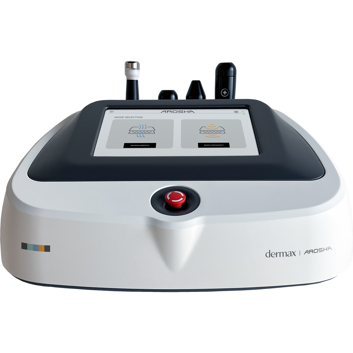 Dermax®, schéma des applicateurs RF Focus · Wide · Matrix + micro-courants