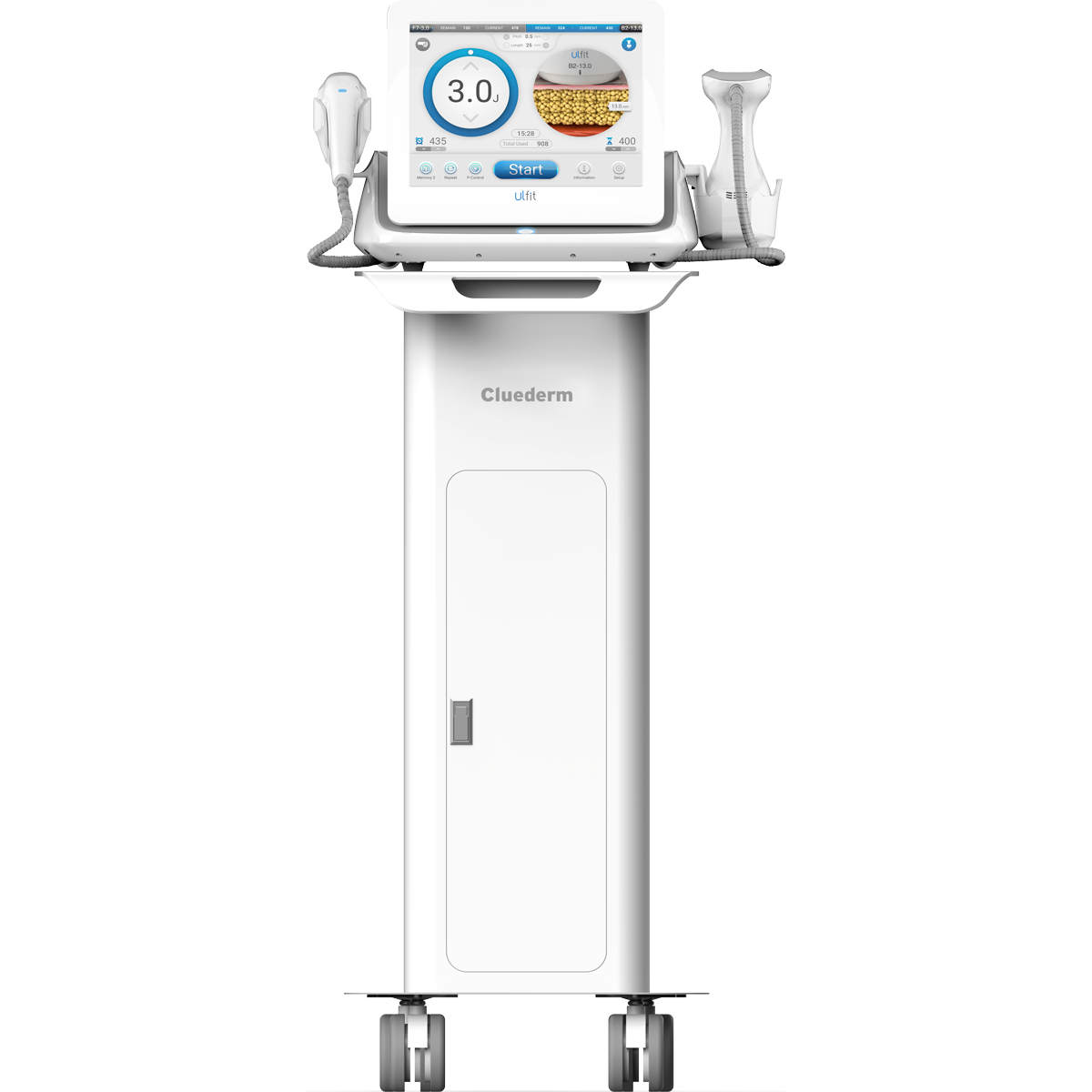 Ulfit, schéma HIFU MFU + MFCU multi-profondeurs visage et corps